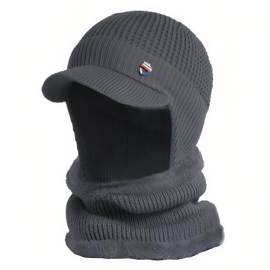 Casquette Cagoule Homme - Gris Foncé - 56-60cm
