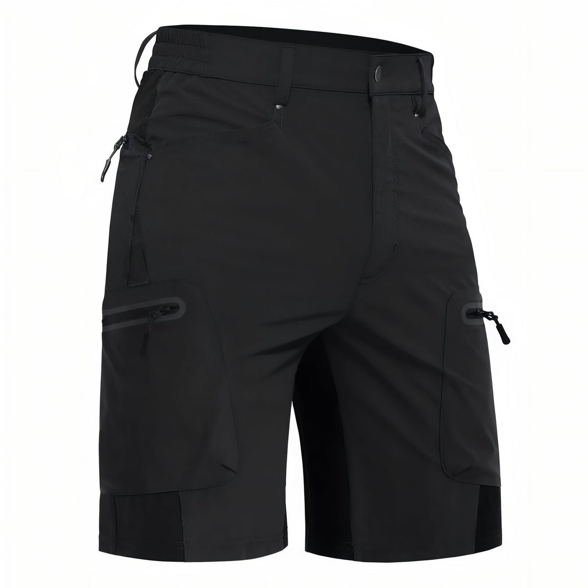 Short de Randonnée Homme Imperméable - Noir