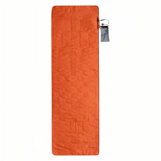 Tapis Chauffant Camping USB - Orange Fluo