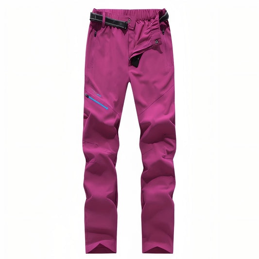 Pantalon Randonnée Déperlant Femme - Violet Fuchsia