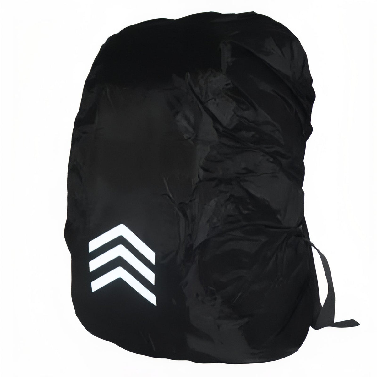 Randonnée Couvre Sac Fluo 18-55L vue arrière - Noir Mat