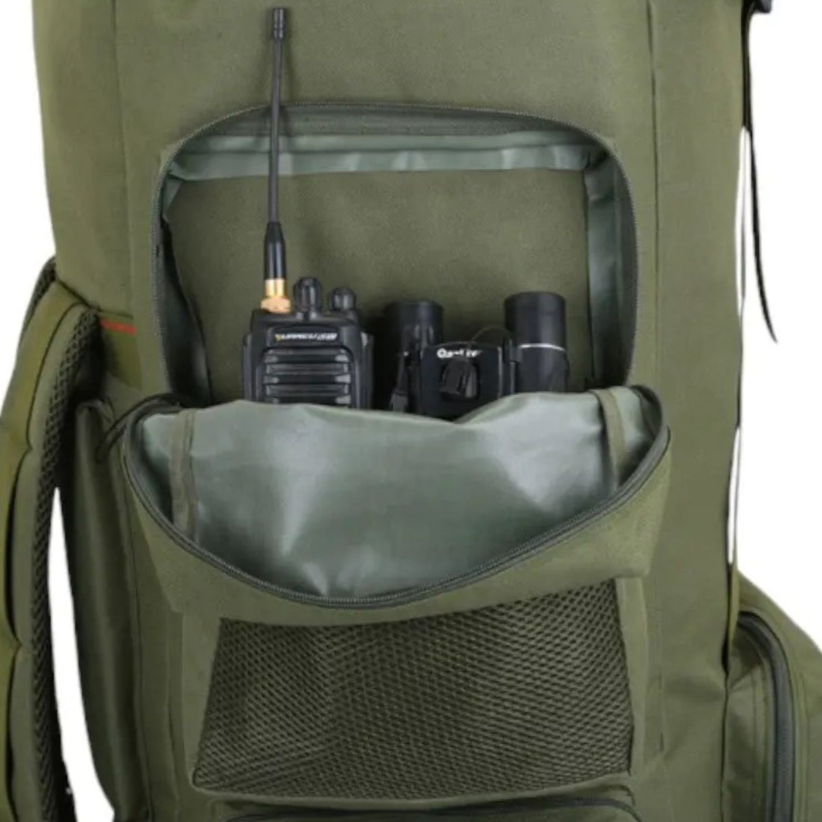 Sac à Dos Voyage Homme XXL compartiment ouvert - Vert - Noir