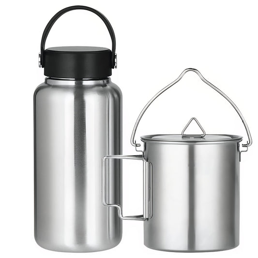 Gourde Inox Avec Tasse Intégrée - Gourde et Tasse 2