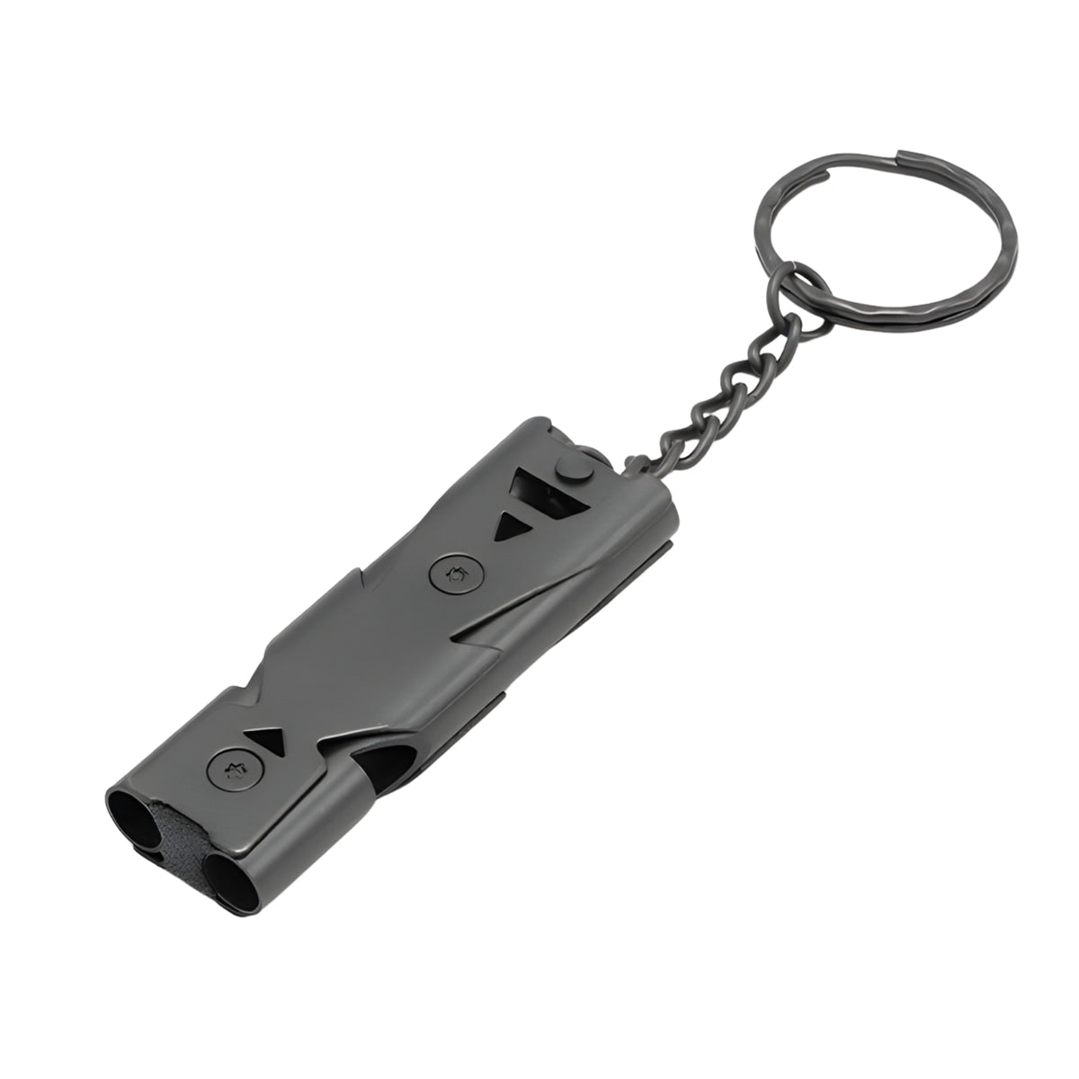 Sifflet De Survie Puissant 180 db - Noir Mat