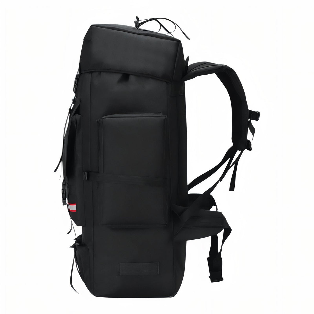 Sac Trek 130L vue latérale - Noir