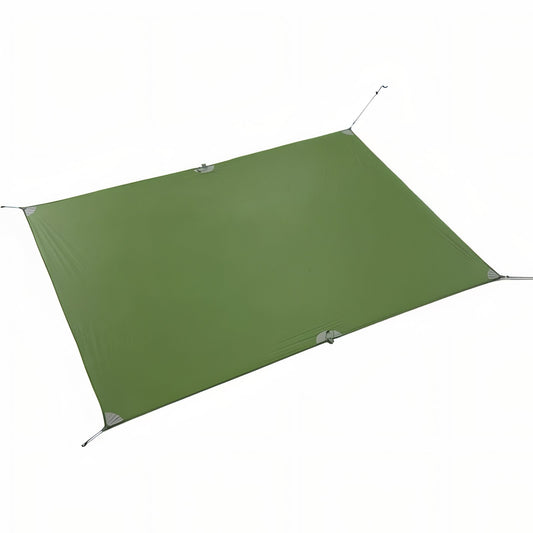 Tarp Randonnée Ultra Léger vue du produit entier - Vert Olive