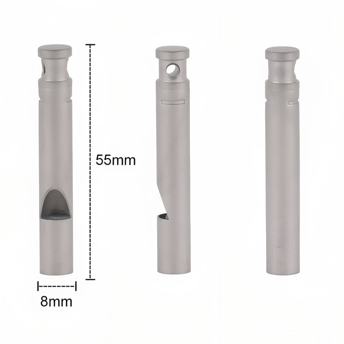Sifflet de Randonnée Titanium dimensions indiquées - Gris