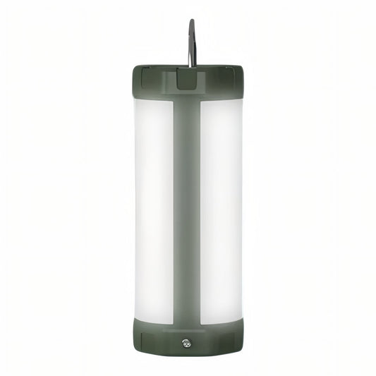 Lanterne Puissante Rechargeable 106 Leds - Blanc et Vert Olive