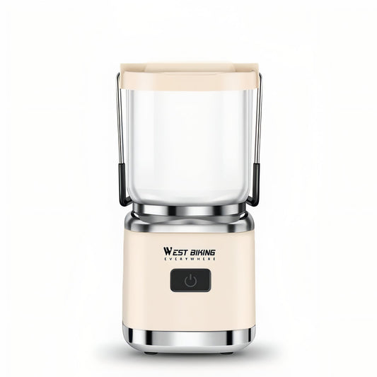 Lanterne Compacte Rechargeable - Crème
